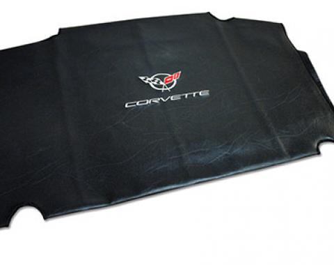 CA 1997-2004 Chevrolet Corvette Embroidered Top Bag Black with Silver C5 Logo 41622