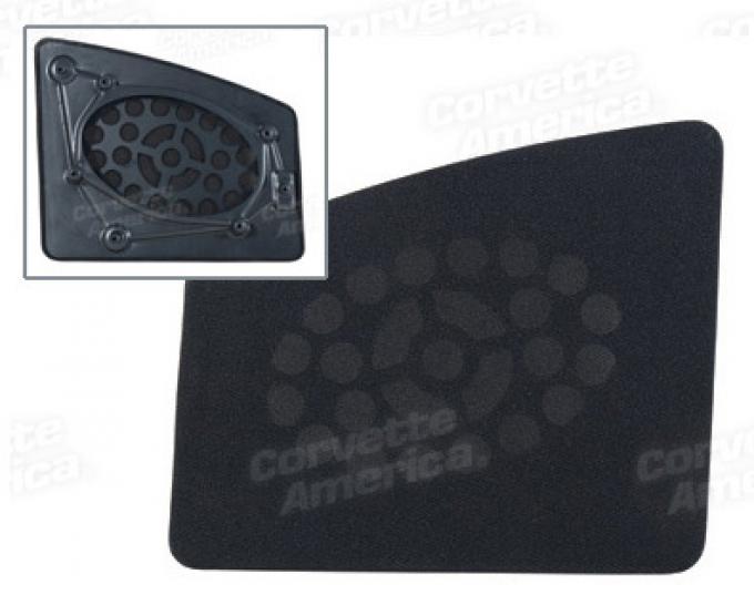 CA 1984-1989 Chevrolet Corvette Dash Speaker Grille Left Hand without Bose 30421