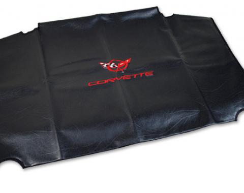 CA 1997-2004 Chevrolet Corvette Embroidered Top Bag Black with Red C5 Logo 41621