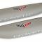 CA 2005-2013 Chevrolet Corvette Leather Armrest Pads with C6 Logo
