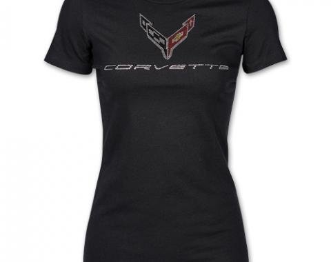 2020 Corvette Ladies Jeweled T-Shirt