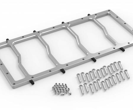 NOS Dry Nitrous Plate for Sniper EFI Fabricated Race Series LS Intake Manifolds-Silver 12536NOS