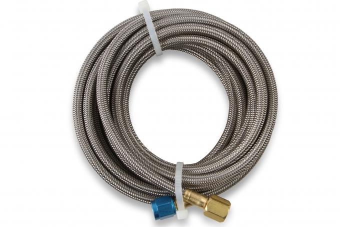 NOS Stainless Steel Braided Hose -4AN 14-Foot Blue 15295NOS