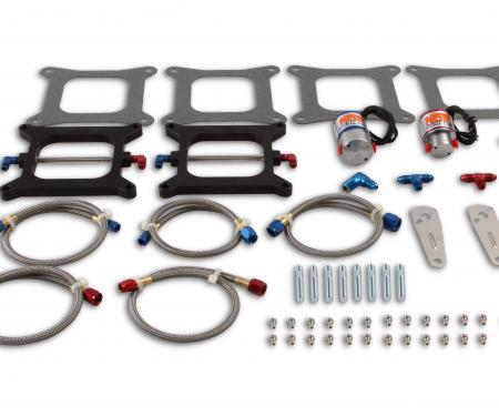 NOS Pro-Shot Fogger "Upgrade Kit" Cheater Nitrous System, 4150 Holley Square Flange X 2 02021NOS