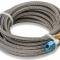 NOS Stainless Steel Braided Hose -4AN 14-Foot Blue 15295NOS
