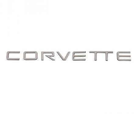 Corvette Letter Set, Rear Chromed Plastic, 1991-1996