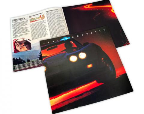 Corvette Sales Brochure, 1981