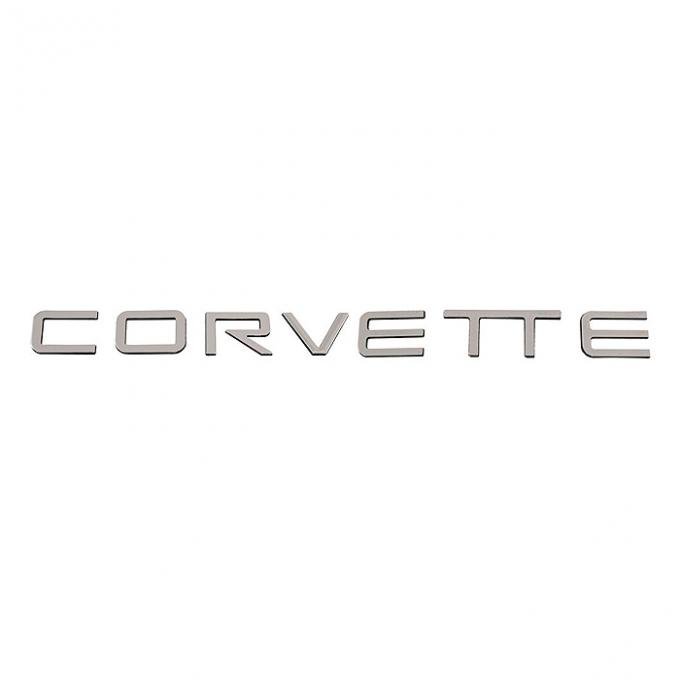 Corvette Letter Set, Rear Chromed Plastic, 1991-1996
