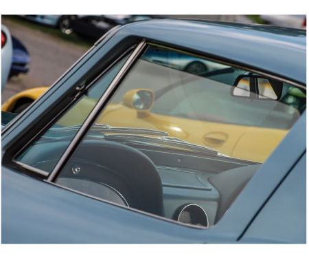 Corvette Door Glass, Tinted Coupe Left, 1963-1967
