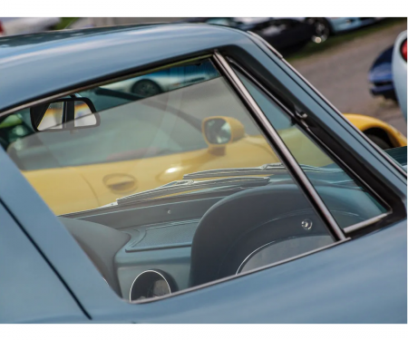 Corvette Door Glass, Clear Convertible Left, 1963-1967