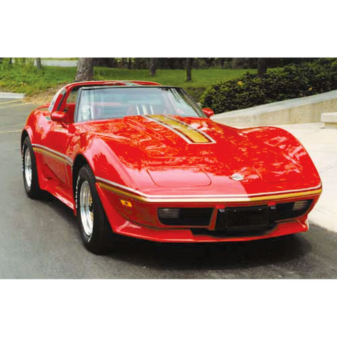 Corvette Front Spoiler, American 1 Piece E-Zee Fit, 1973-1979