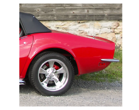 Corvette Rear Quarter Panel, Left (Press Molded), 1970-1972