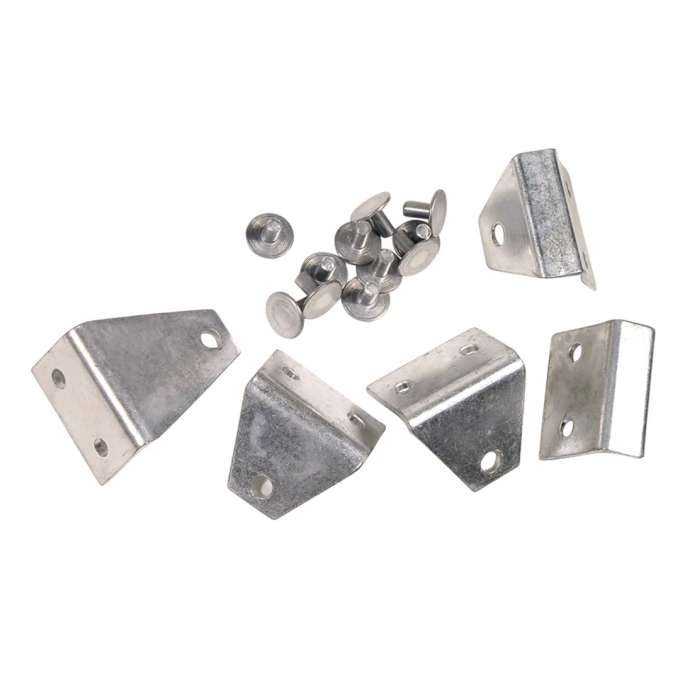 Corvette Rear Qtr Pnl Supports/Rivets, Coupe, 1964-1965