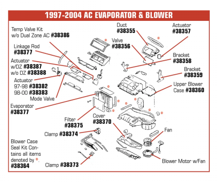 Corvette Blower Case, Upper, 1997-2004