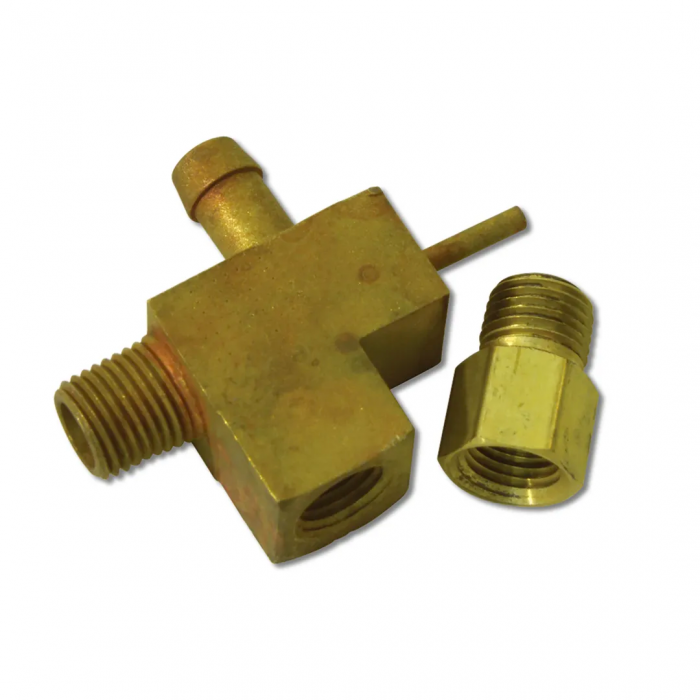 Corvette PCV Valve Fitting, on Carb with Power Brakes,Ac, 1963