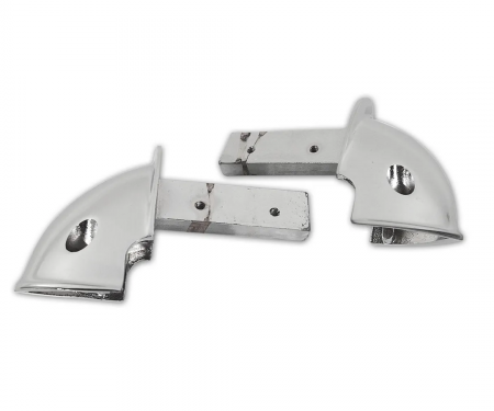 Corvette Armrest Chrome Ends, 1958-1961