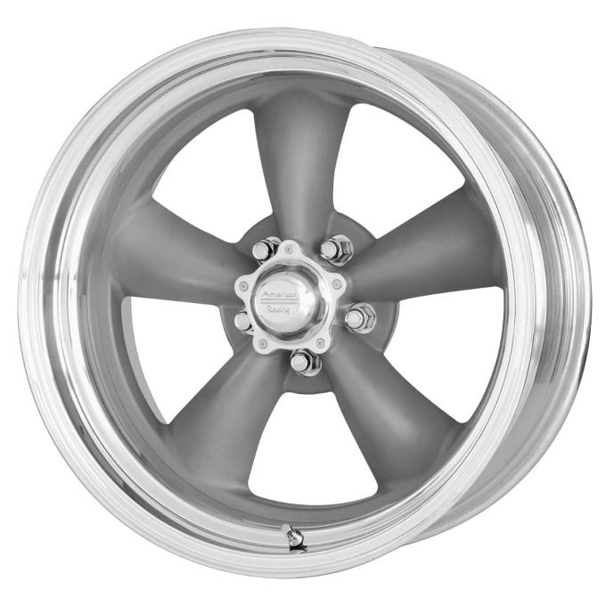 American Racing 18x10 VN215 Classic Torq Thrust II Gray/Machined 5x5 bolt 5.74" back 308141