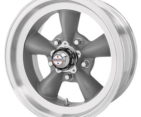 American Racing 14x6 VN105 Torq Thrust D Gray/Machined 5x4.5 bolt 3.42" back 307103