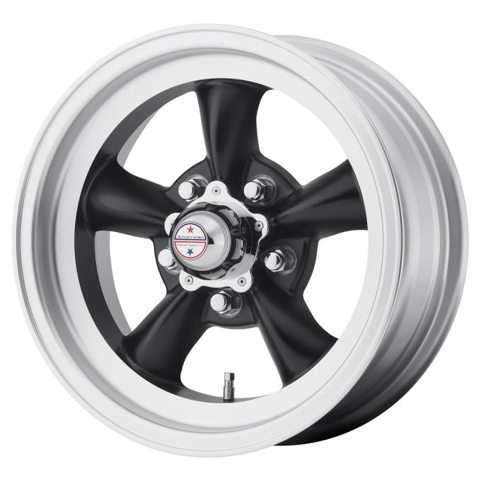 American Racing 14x6 VN105 Torq Thrust D Satin Black/Machined 5x4.75 bolt 3.42" back 307102