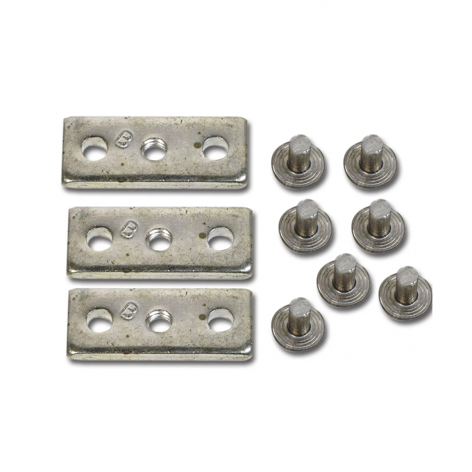 Corvette Power Vent Motor Mount Stud Plates, 1964-1965