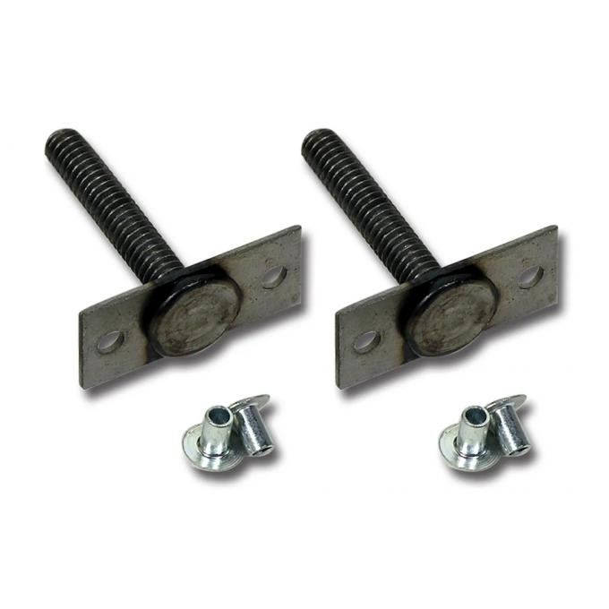 Corvette Heater Box to Firewall Stud Set, with Air Conditioning, 1963-1967