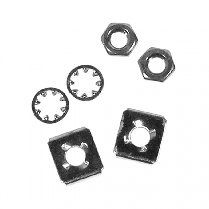 Corvette Coil Terminal Nut, Washer, Retainer Kit, 1962-1974