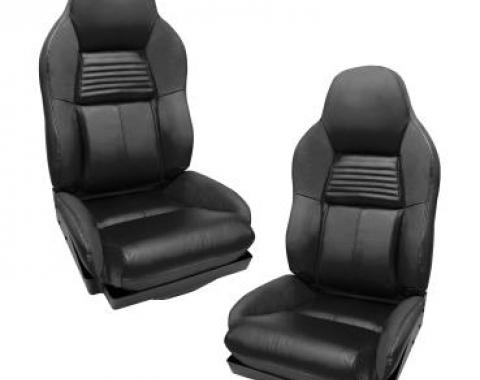 CA 1994-1996 Chevrolet Corvette Mounted Leather Seat Covers Standard