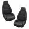 CA 1984-1988 Chevrolet Corvette Mounted Leather Like Seat Covers Standard