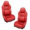 CA 1994-1996 Chevrolet Corvette Mounted Leather Seat Covers Standard