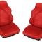 CA 1994-1996 Chevrolet Corvette Leather Like Seat Covers Sport with Foam