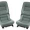CA 1978-1982 Chevrolet Corvette Leather Like Seat Covers 4" Bolster