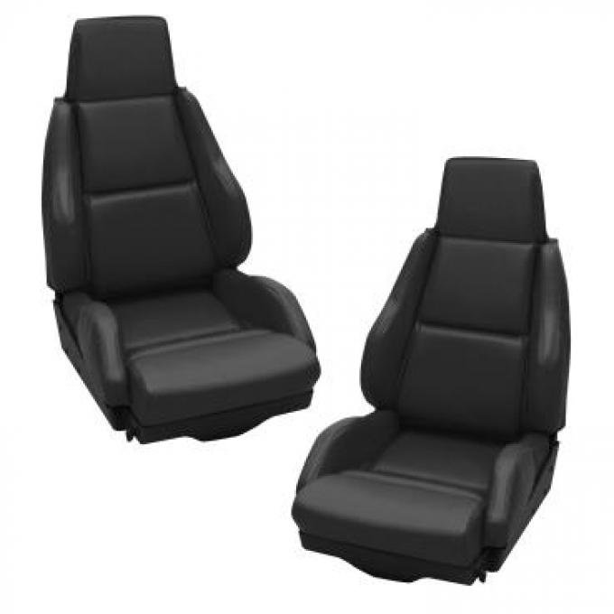 CA 1984-1988 Chevrolet Corvette Mounted Leather Like Seat Covers Standard