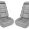 CA 1973-1974 Chevrolet Corvette Leather Seat Covers Leather/Vinyl Original