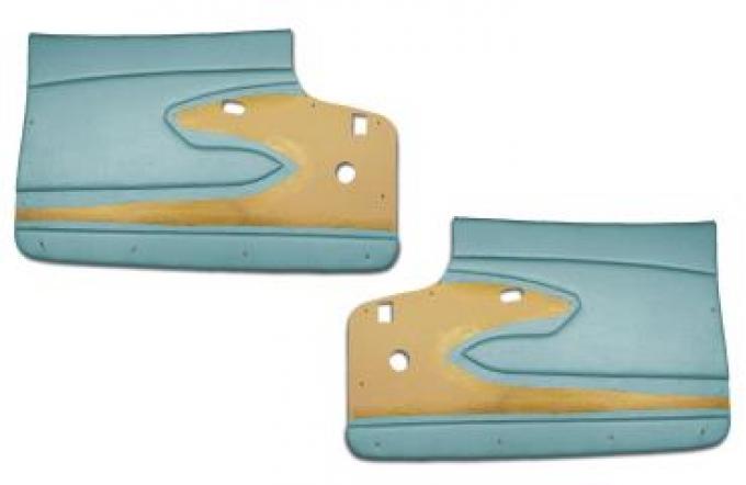 CA 1959 Chevrolet Corvette Door Panels Metal Support