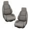 CA 1984-1988 Chevrolet Corvette Leather Seat Covers Sport No Perforations