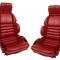 CA 1989-1990 Chevrolet Corvette Leather Like Seat Covers Sport