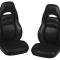 CA 1997-2004 Chevrolet Corvette Leather Seat Covers Sport