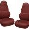 CA 1997-2004 Chevrolet Corvette Leather Seat Covers 100% Leather Standard