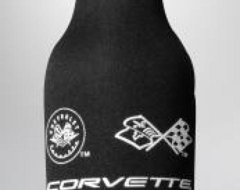 Corvette Zip-Up Bottle Huggie with Logo