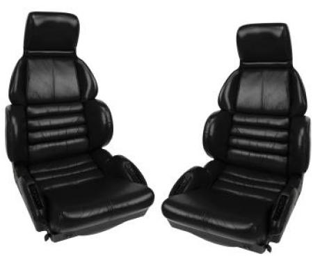 CA 1989-1990 Chevrolet Corvette Leather Seat Covers Sport