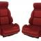 CA 1989-1992 Chevrolet Corvette Leather Like Seat Covers Standard