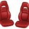 CA 1997-2004 Chevrolet Corvette Leather Seat Covers Sport
