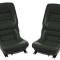 CA 1978-1982 Chevrolet Corvette Mounted Leather Seat Covers Leather/Vinyl Original 4" Bolster