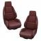 CA 1984-1988 Chevrolet Corvette Mounted Leather Like Seat Covers Standard