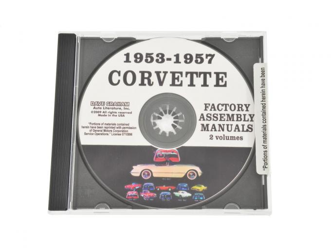 Corvette Assembly Manual CD, 1953-1982