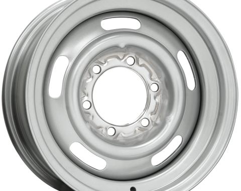 Wheel Vintiques 15x8 Pickup Rallye Pre-1971 6-Lug Silver 6x5.5" bolt 4" backspace 35-580604A