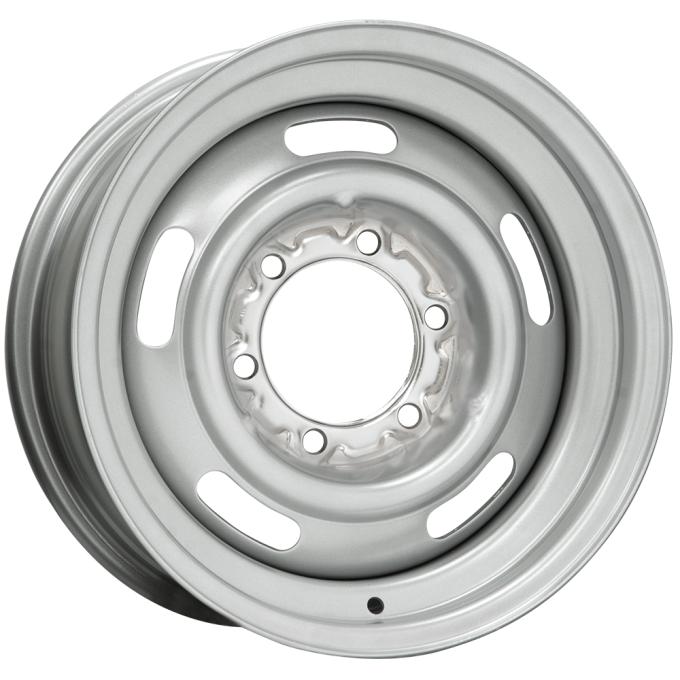 Wheel Vintiques 15x8 Pickup Rallye Pre-1971 6-Lug Silver 6x5.5" bolt 4" backspace 35-580604A