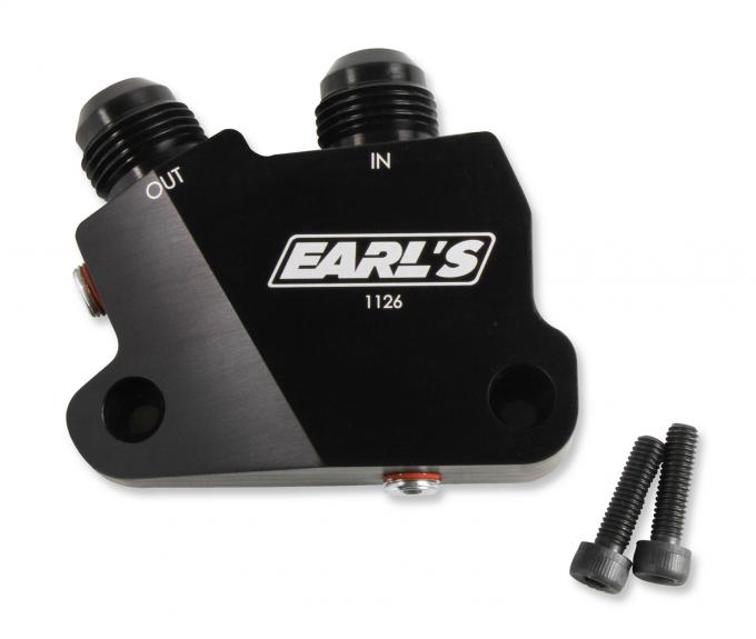 Earl's LT Side Mount Oil Cooler Adapter 1126ERL