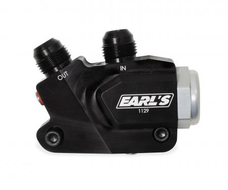 Earl's LT Side Mount Oil Cooler Adapter 1129ERL
