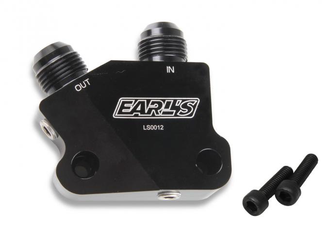 Earl's LS Side Mount Oil Cooler Adapter LS0012ERL